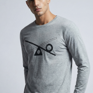 Hardship & Ease Full Sleeves - M, Grey