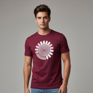 Prayer Maroon half sleeves