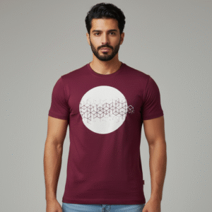 Charity Maroon half sleeves